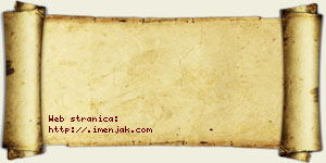 Hana Aljančić vizit kartica